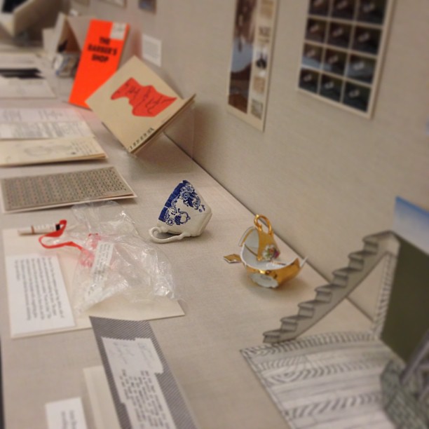 Here's the final view of the item in the exhibition, with all the other materials in S,M.S. 5.