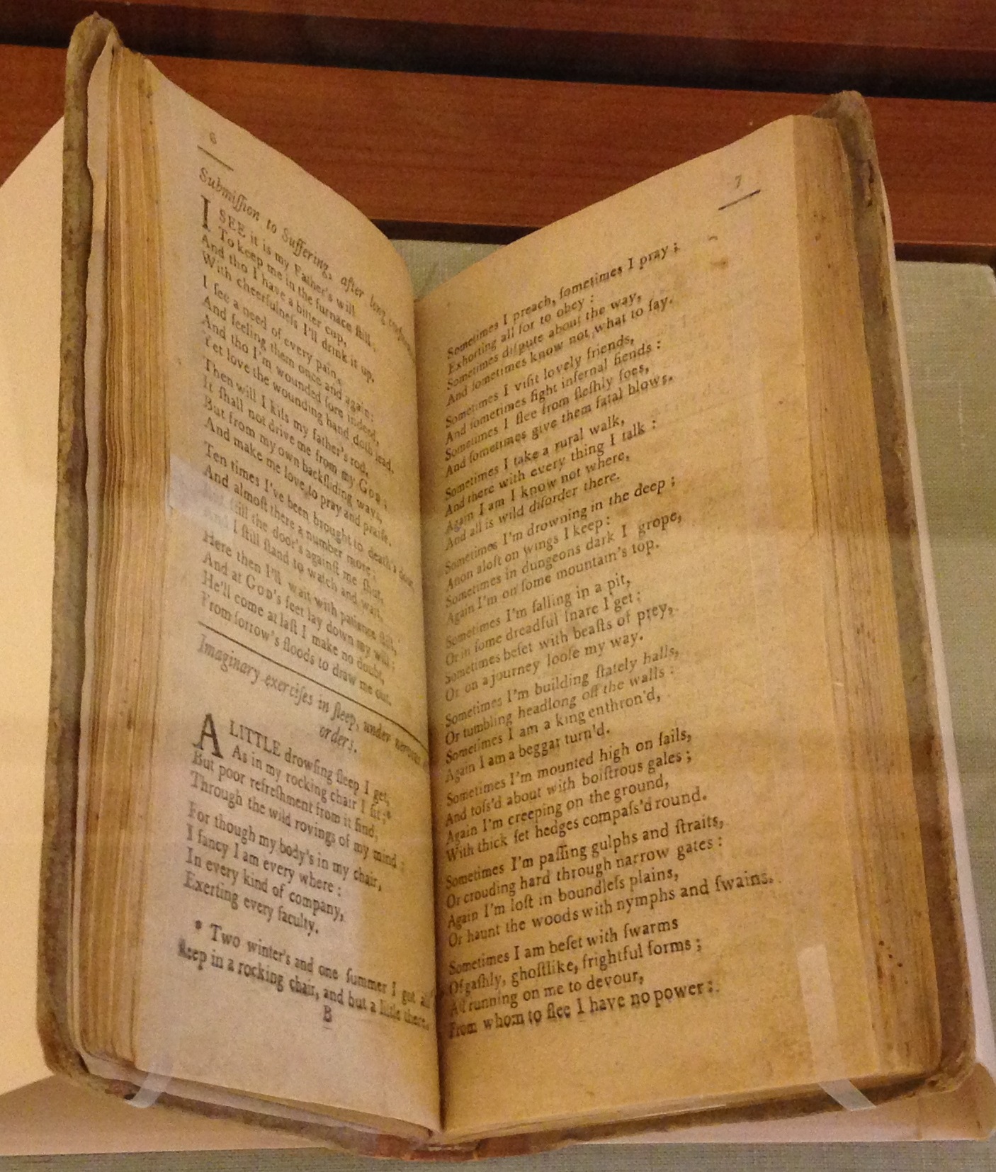 Nervous disorder conveyed in verse, in Miscellaneous reflections. In Verse (Greenfield, Mass.: Thomas Dickman, 1792) (BD420 .F52 1750 no. 2)
