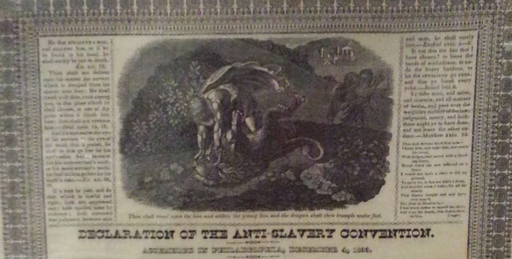 Declaration of the national anti slavery convention